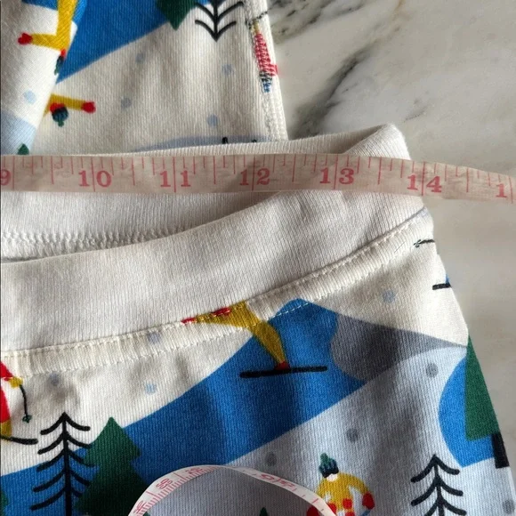 Hanna Andersson Ski Adventure Adult PJ Long John Set Small Top/Medium Bottoms - Picture 8 of 14